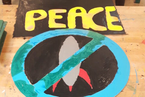 Street Art Workshop voor groepen kinderen op locatie
